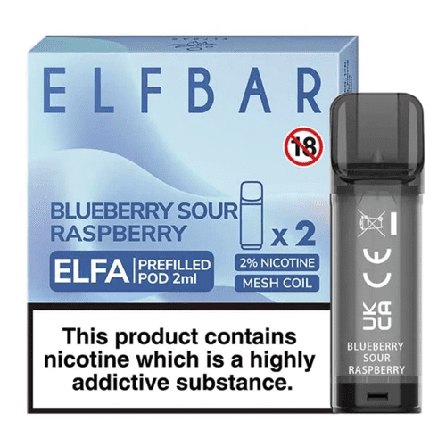 Elf Bar ELFA Blue Sour Raspberry Pods*