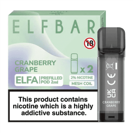 Elf Bar ELFA Cranberry Grape Pods*