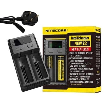 Nitecore i2 2 Slot Battery Charger