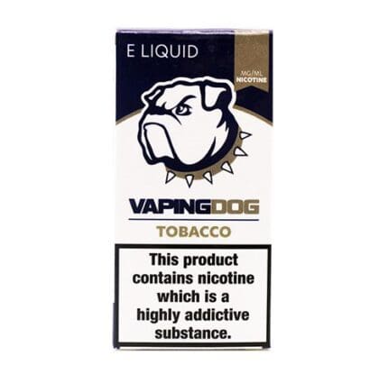 Vaping Dog Tobacco 0mg 3mg 6mg 12mg 18mg*