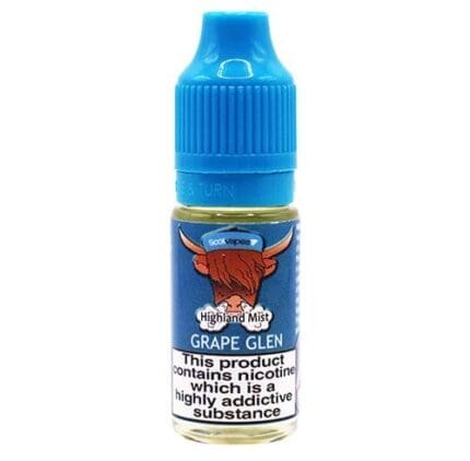 Highland Mist Grape Glen 0mg 3mg 6mg 12mg 18mg*