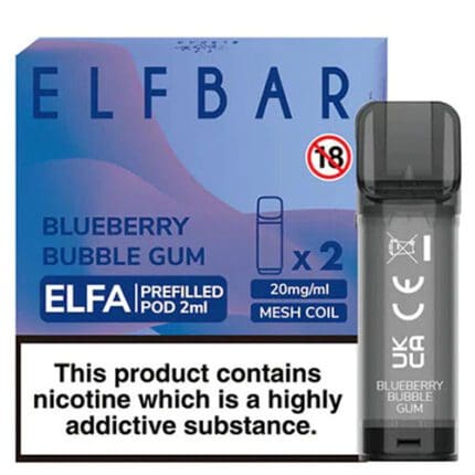 Elfa Blueberry Bubblegum Pods