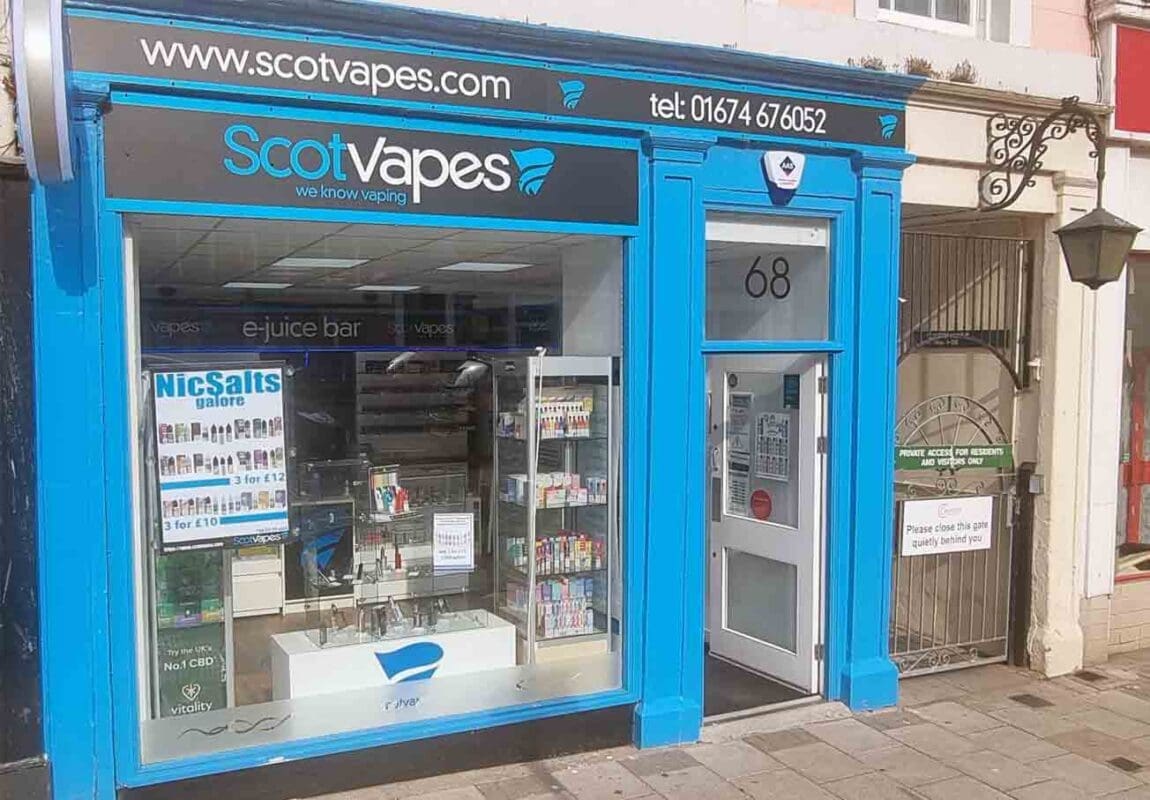 Scotvapes Montrose outside