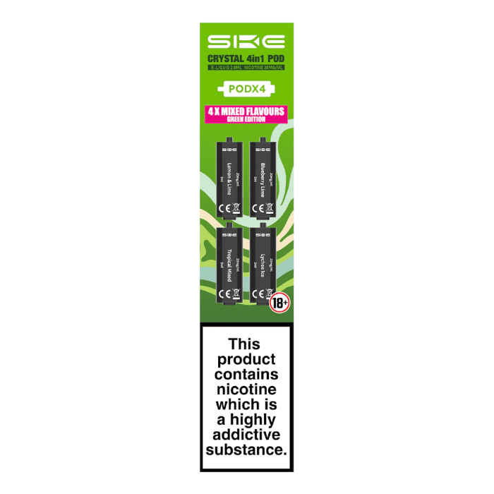 Crystal 4 in 1 pods Green Edition