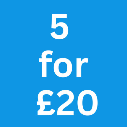 5 for £20