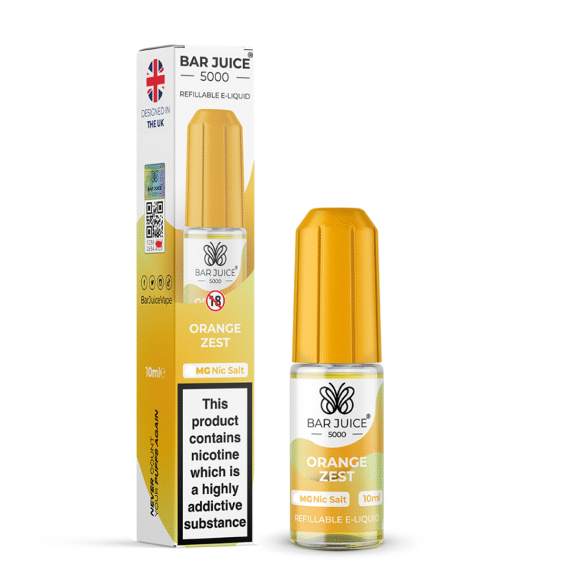 bar juice orange zest