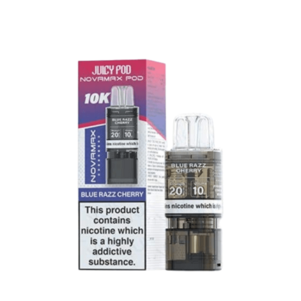 Juicy Pod NovaMax 10K Pod Blue Razz Cherry