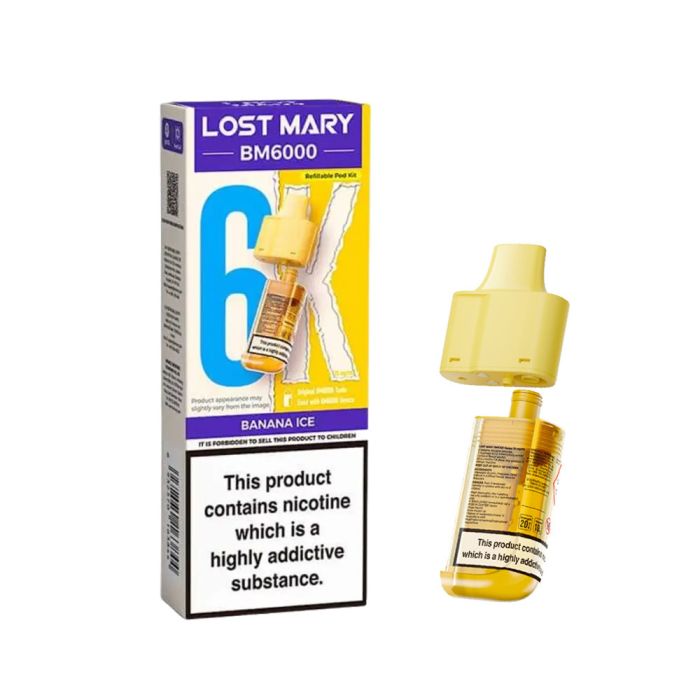 Lost Mary BM6000 Refill Pods Banana Ice