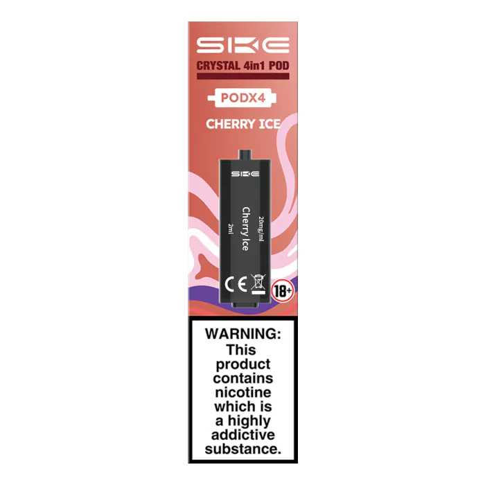 SKE Crystal 2400 4-in-1 Cherry Ice Pods