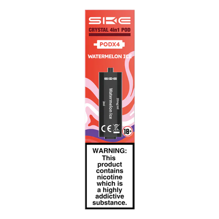 SKE Crystal 2400 4-in-1 Watermelon Ice Pods