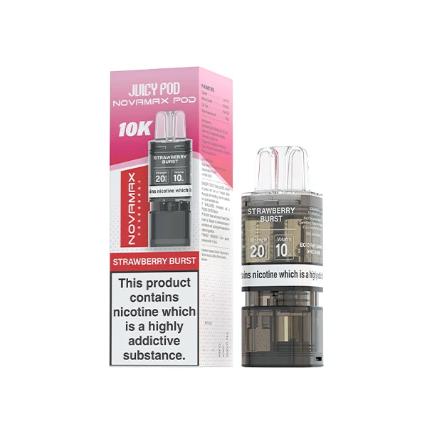 Juicy Pod NovaMax 10K Pod Strawberry Burst