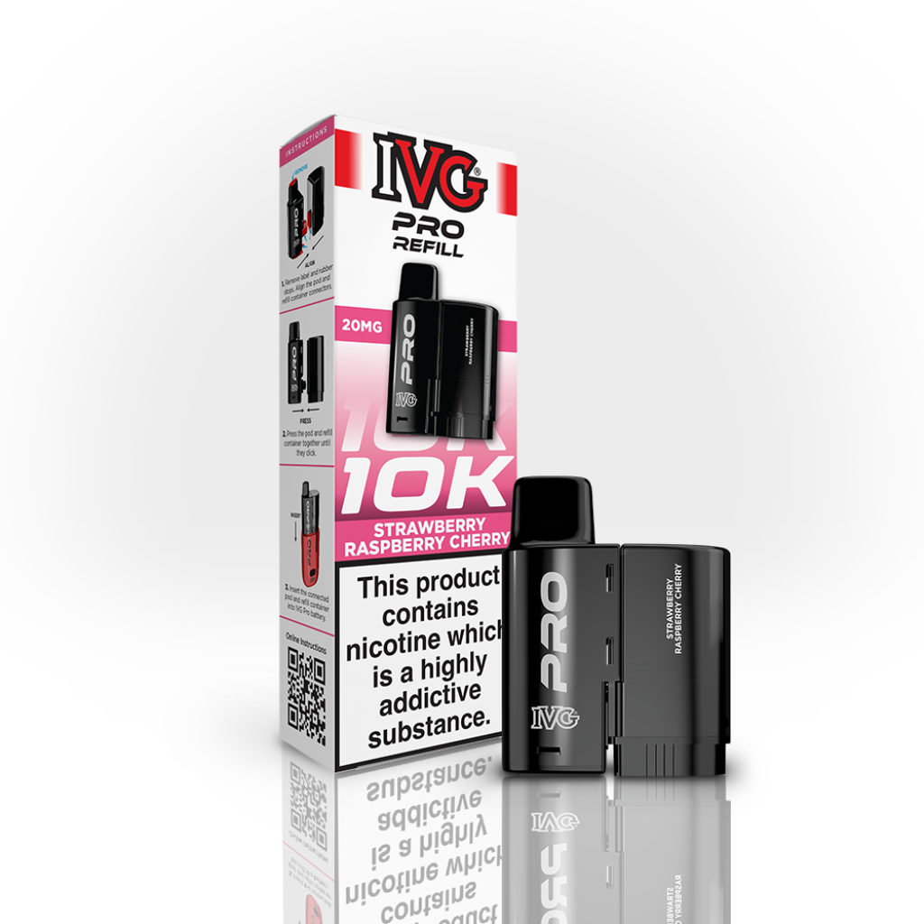 ivg pro pod strawberry raspberry cherry 20mg